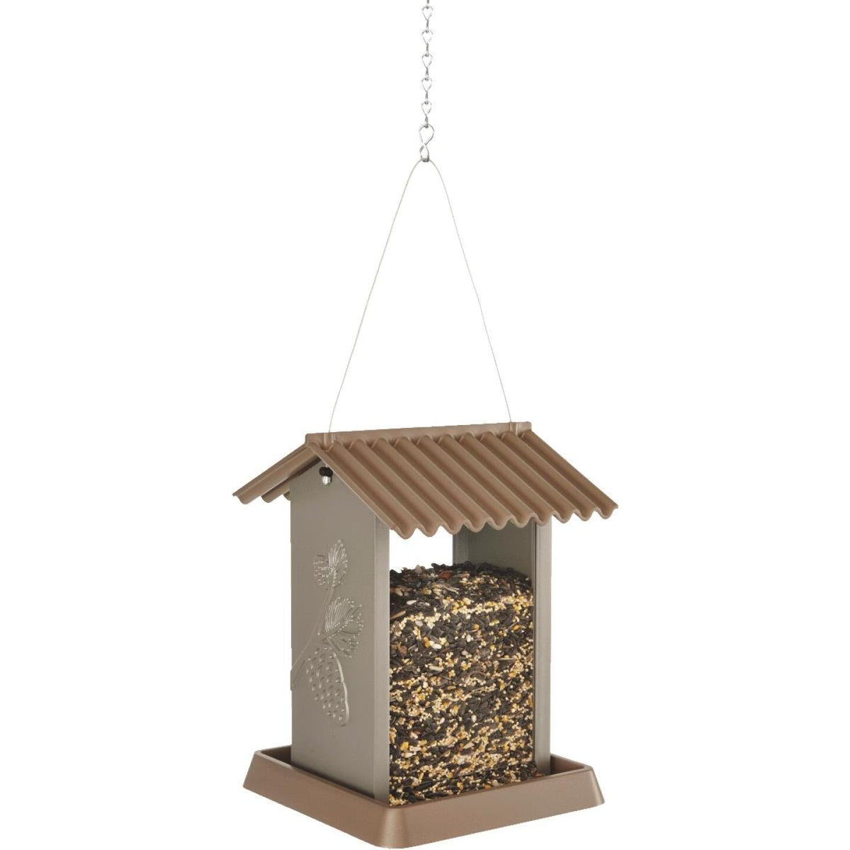 North States Brown Plastic Hopper Bird Feeder Grove City, PA Grove