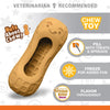 Nylabone Strong Chew Fillable Peanut Dog Toy (Medium/Wolf - Up to 35 lbs.)