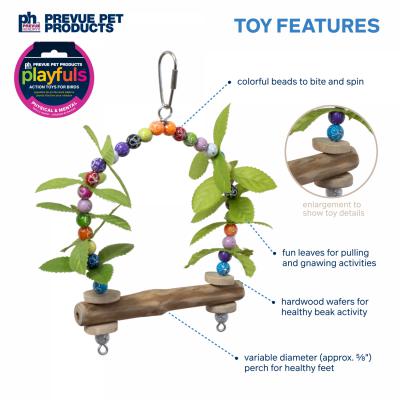 Prevue Pet Birds of Paradise Swing Bird Toy