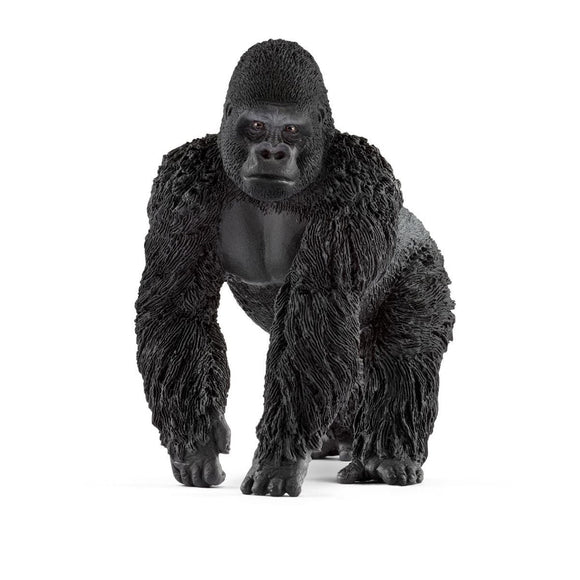 Schleich Wild Life Gorilla Male Figurine (3.8 x 2.2 x 3.2 inch)