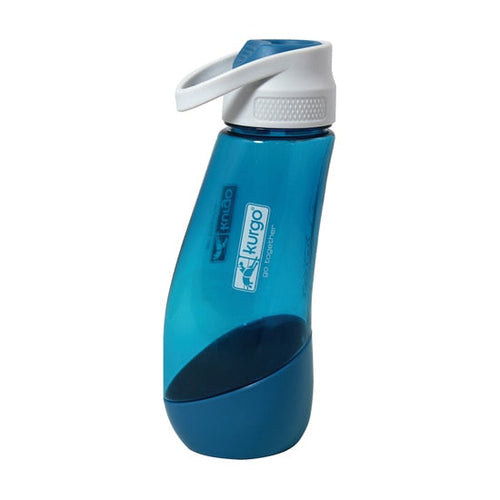 Kurgo Gourd Water Bottle & Bowl (Blue)