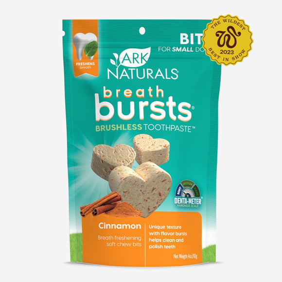 Ark Naturals Breath Bursts Cinnamon Bits Dog Treats (4 Oz)