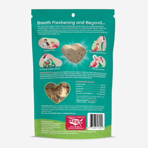 Ark Naturals Breath Bursts Peppermint Bits Dog Treats (4 Oz)