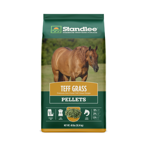 Standlee Premium Western Forage Teff Grass Hay Pellets (40 lb)