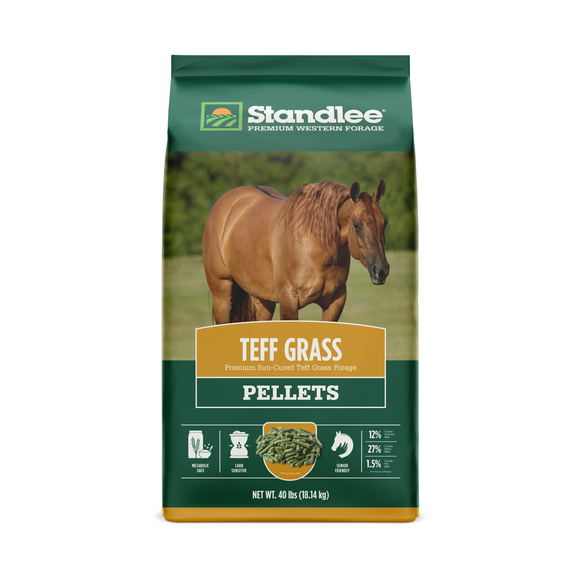 Standlee Premium Western Forage Teff Grass Hay Pellets (40 lb)