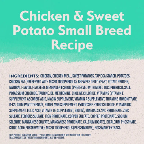 Natural Balance Limited Ingredient  Grain Free Chicken & Sweet Potato Small Breed Recipe Dry Dog Food (4 Lb)