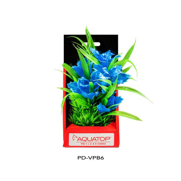 Aquatop Vibrant Garden Blue Plant