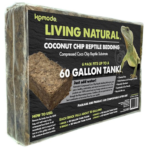 Multipet Komodo Coconut Coir Chip Bedding (6pk) (6pk)