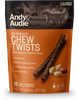 Andy & Audie All Natural Chew Twists with Roasted Peanut Flavor Dog Treats