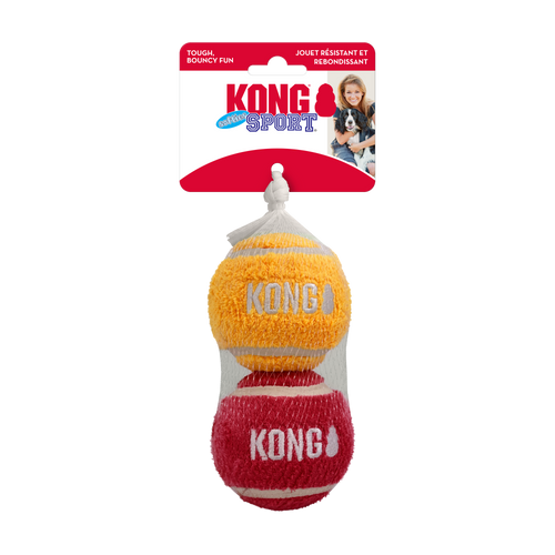 KONG Sport Softies Ball 2-Pk Assorted Dog Toy (Large 2-Pk)