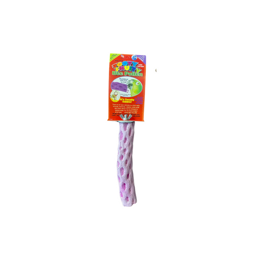 Polly's Pet Products Tooty Fruity Bee Pollen Bird Perch Medium (Grape)