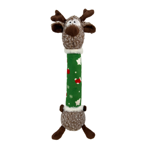 KONG Holiday Shakers Luvs Reindeer Dog Toy (Medium)