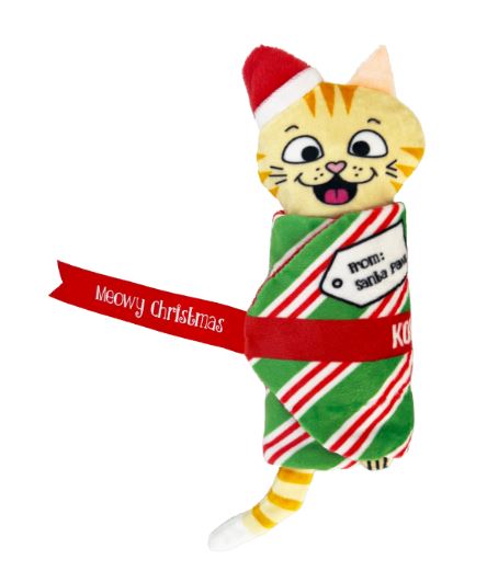 KONG Holiday – Pull-A-Partz Present Cat Toy (H24C143)