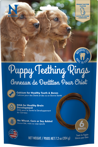 N-Bone® Puppy Teething Rings Peanut Butter