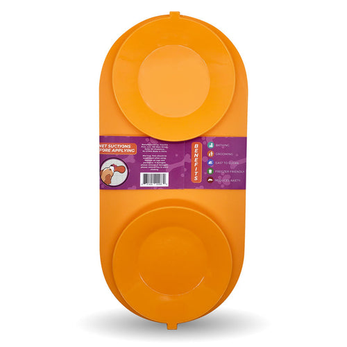 Poochie Butter Lick Pad (Oval) (Orange (Lick-Lg))