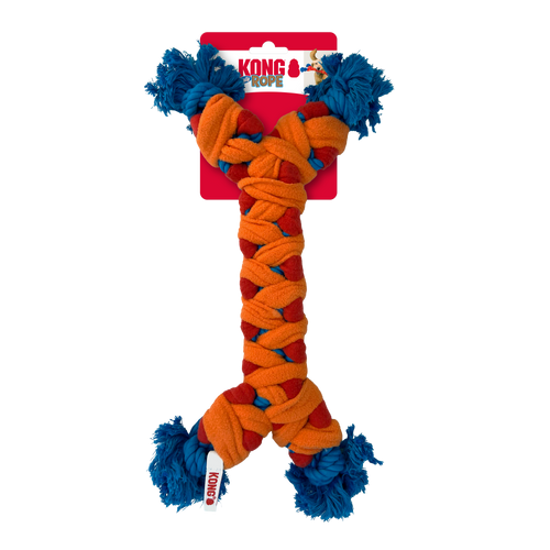 KONG Rope Rally Bone Dog Toy (Medium)