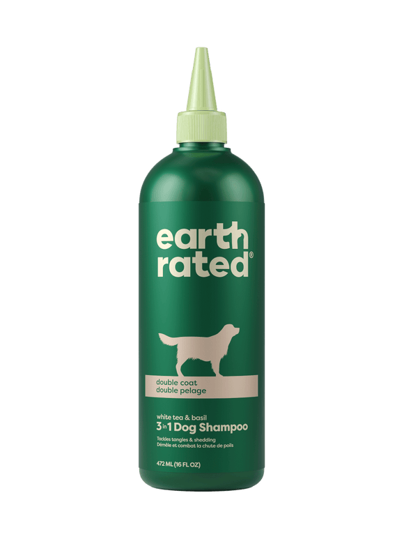 Earth Rated Double Coat 3-in-1 Dog Shampoo (16 oz)