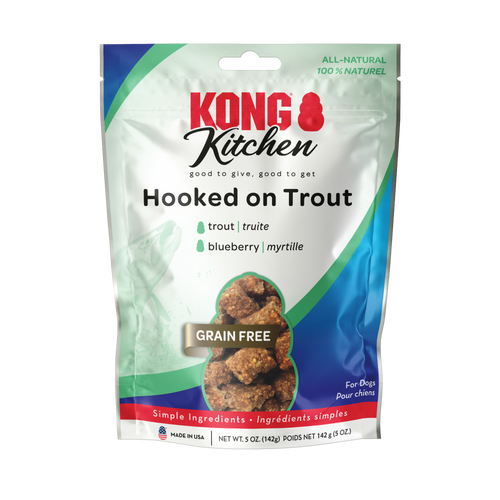 KONG Kitchen Grain-Free Hooked on Trout Treats