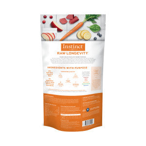 Instinct Raw Longevity Frozen Patties Grass-Fed Beef Recipe Dog Food