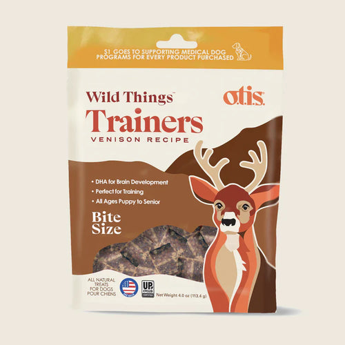 Otis Wild Things Trainers Venison Recipe Dog Treats (4 oz)