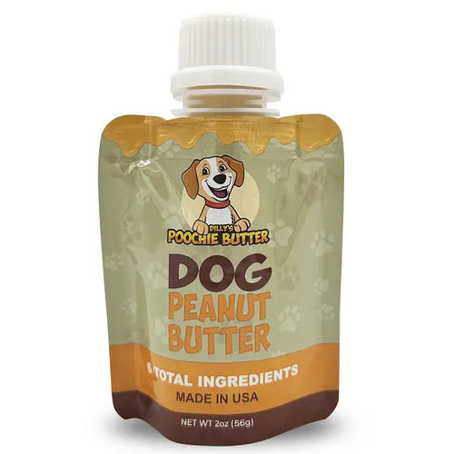 Dilly's Poochie Butter 2.5 Poochies Small Peanut Butter