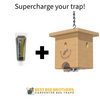 Best Bee Brothers Carpenter Bee Pine Turbo Trap with Bee Vault