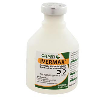 Aspen Veterinary Resources Ivermax Injectable 1%