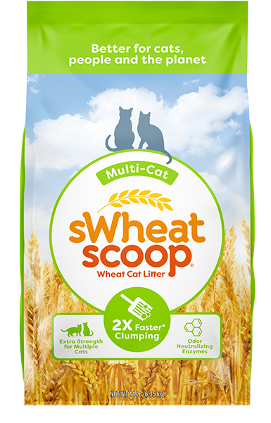 sWheat Scoop Multi-Cat Wheat Cat Litter