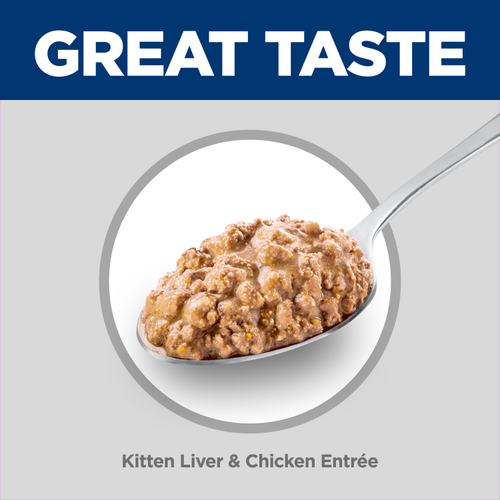 Hill's Science Diet Kitten Liver & Chicken Entrée Cat Food