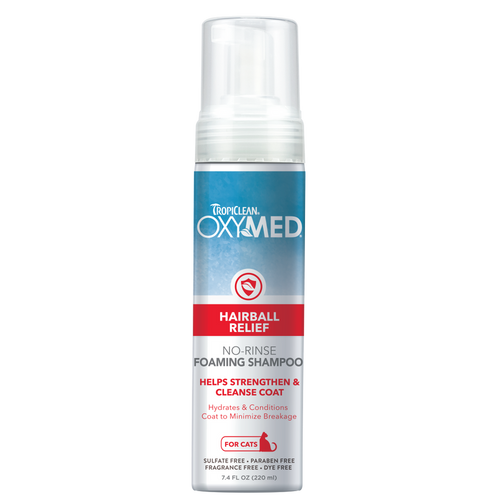TropiClean OxyMed Waterless Dry Shampoo for Cats