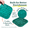 Woof FlipMat Dual-Sided Lick Mat and Slow Feeder for Dogs