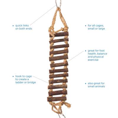 Prevue Pet Rope Bird Ladder