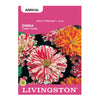 Livingston Seed Zinnia Candy Cane