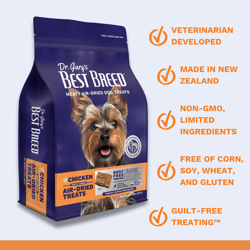 Dr. Gary's Best Breed Air-Dried Chicken Recipe Treat and Topper for Dogs