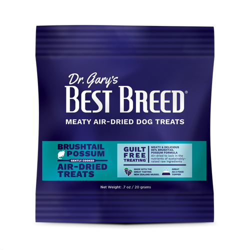 Dr. Gary's Best Breed Air-Dried Brushtail Possum Recipe Treat and Topper for Dogs