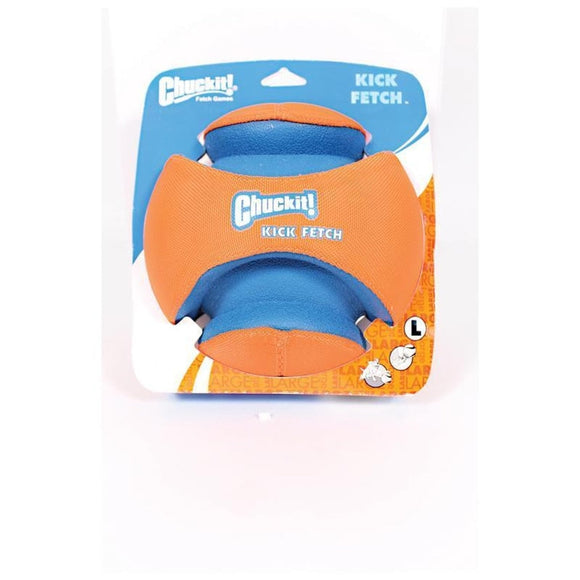 Chuckit! Kick Fetch Dog Toy (LG, BLUE ORANGE)