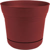 SATURN PLANTER (5 INCH, BURNT RED)