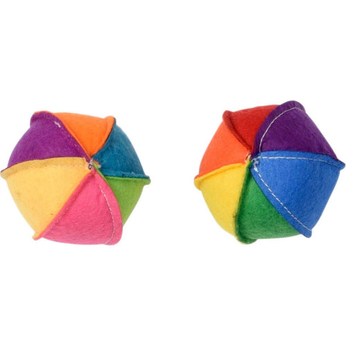 MULTIPET FELT BEACH BALLS (SM, ASSORTED)