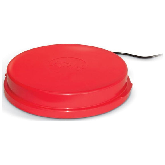 K&H HEATED POULTRY BASE (80 WATT, RED)