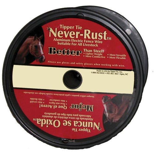 NEVER RUST ALUMINUM WIRE (16 GAL X 1/4 MI, SILVER)