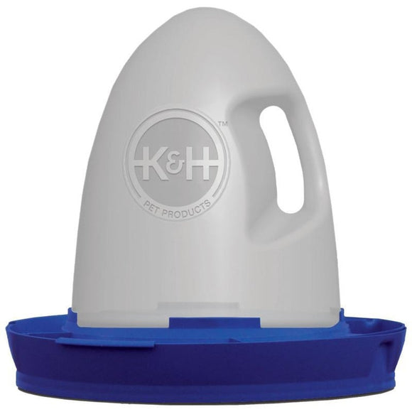 K&H POULTRY WATERER (2.5 GALLON, BLUE)