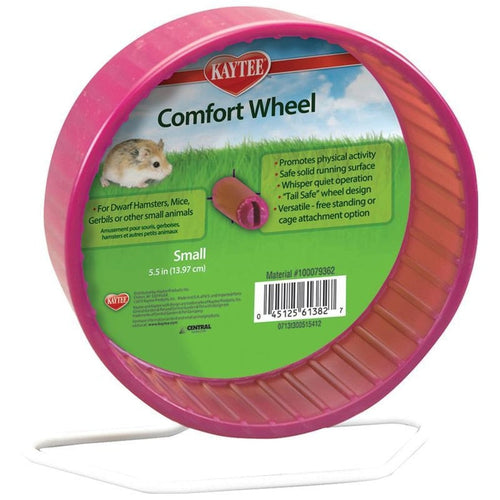 KAYTEE COMFORT EXERCISE WHEEL (SM-5.5 IN, ASSORTED)