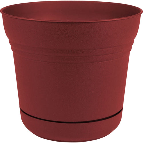 SATURN PLANTER (7 INCH, BURNT RED)