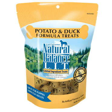 Natural Balance L.I.T. Limited Ingredient Treats Potato and Duck Dog Treats