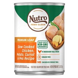 Dog Food, Canned, Chicken, Rice & Oatmeal, 12.5-oz.