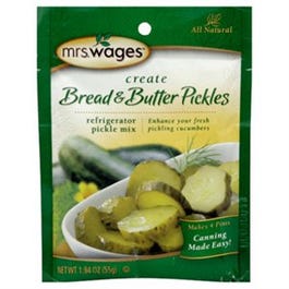 Bread & Butter Refrigerator Pickle Mix, 1.9-oz.