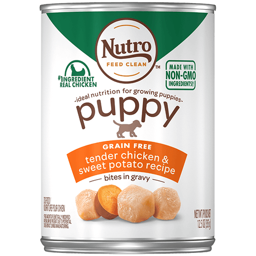 Nutro Bites in Gravy Puppy Wet Dog Food Tender Chicken & Turkey Recipe