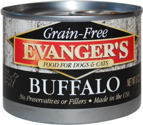 Evangers Grain Free Buffalo Canned Dog and Cat Food