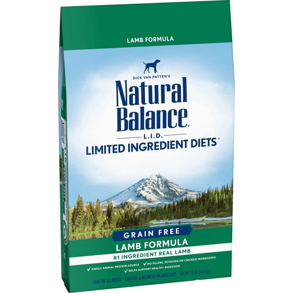 Natural Balance L.I.D Limited Ingredient Diets Lamb Recipe Dry Dog Food