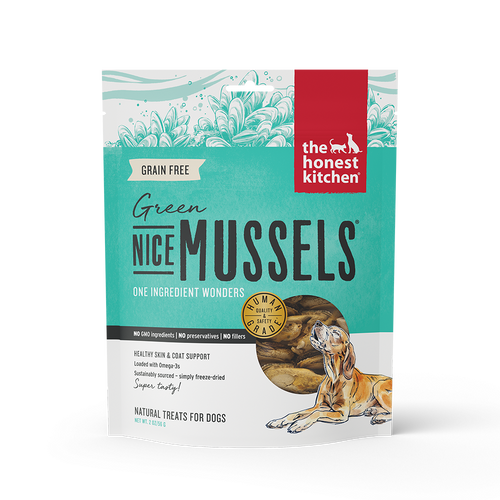 The Honest Kitchen Nice Mussels Green Mussels Dog Treats